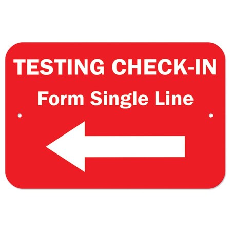 Signmission 7 in Height, Heavy Gauge Aluminum, A-1218-25475, A-1218-25475 A-1218-25475